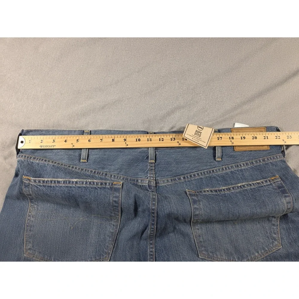 NEW Polo Ralph Lauren‎ Hampton Straight Jeans Blue Denim Tall 42Tx36 (44 Waist)